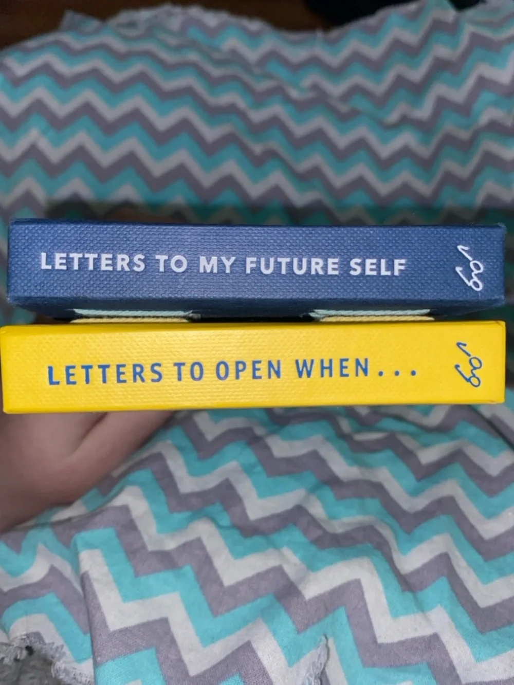 Set of 2: Chronicle Books Letters to my future self & Letters to open when…